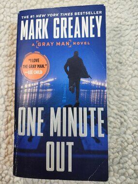 Mark Greaney One Minute Out Trade Paperback Thriller Novel 2020 Berkley Used